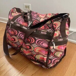 LeSportsac Nylon Weekender Travel Duffle Bag